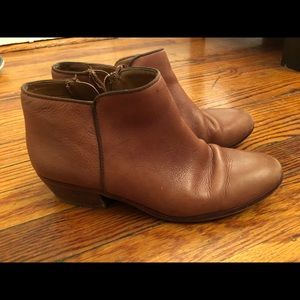 Sam Edelman Brown Leather Booties
